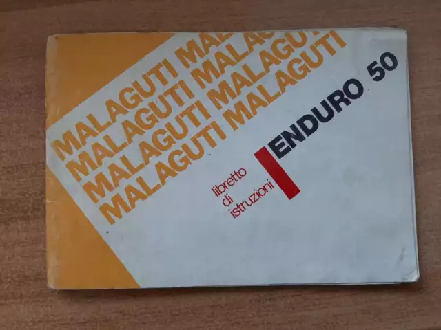 Libretto Istruzioni Malaguti Moto Enduro 50 Originale (Mi85)