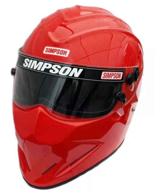 Simpson Diamondback Helm Rot Snell Sa2020 M6 Msa Hans Stig Autorennen sa2015