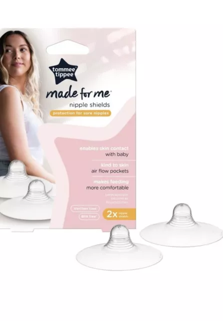 Tommee Tippee Made For Me Nipple Shields Pair *damaged box*