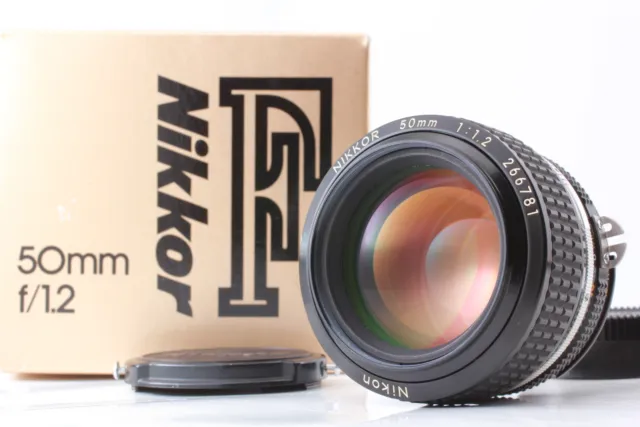 NEAR MINT+3 IN BOX Nikon Nikkor 50mm f1.2 Ai-S Ais Standard MF Lens From JAPAN