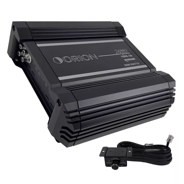 Amplificador de audio para automóvil Orion XTR serie XTR1000.1DZ monobloque clase D de alta potencia