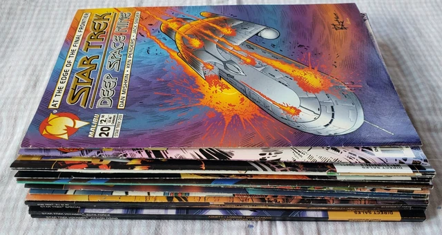 20 Star Trek Comic Lot TNG DS9 Wildstorm DC Comics Malibu Comics IDW Comics