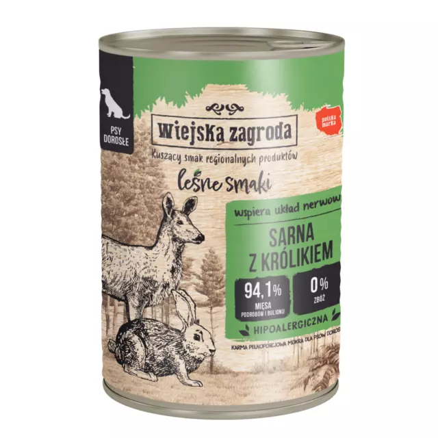 COUNTRY FARM FOREST FLAVOURS ALIMENTO HÚMEDO PARA PERROS CIERVO CON CONEJO 400g