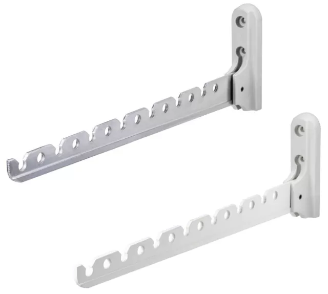 Perchero plegable de pared para Percha Alisa Aluminio 330MM abatible Planchar