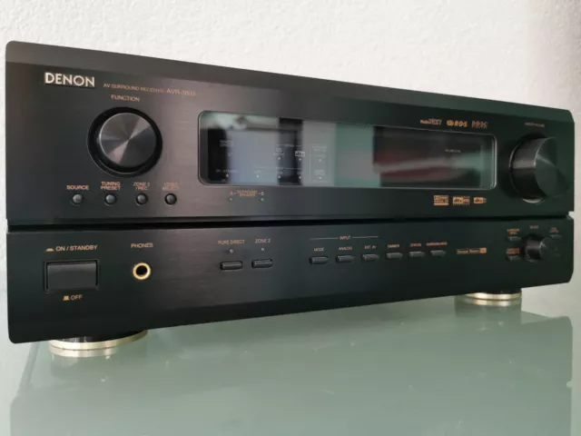 AV-Receiver Denon AVR-3803 7.1, 7 x 150W schwarz (DTS, Dolby Digital Surround)