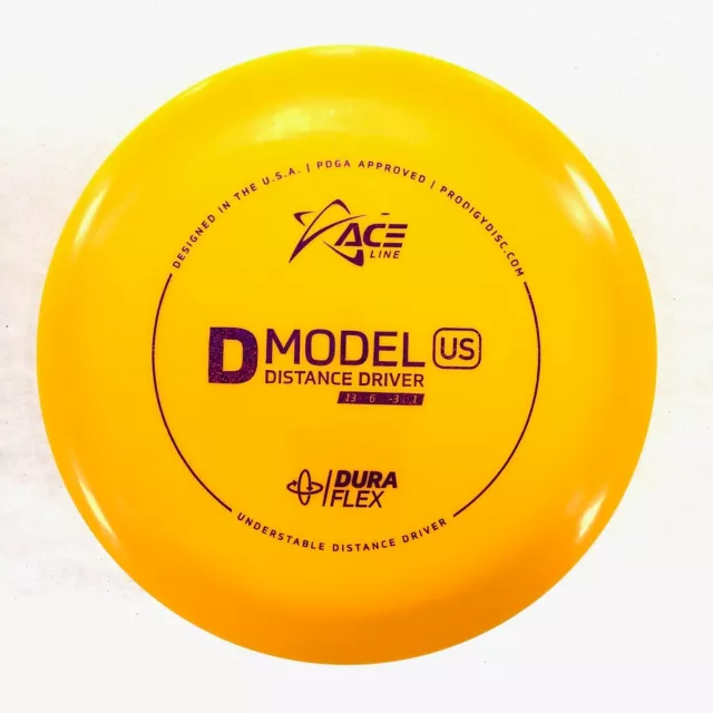 DISC GOLF PRODIGY ACE LINE DURAFLEX D MODEL US DISTANCE DRIVER 173g ORANGE