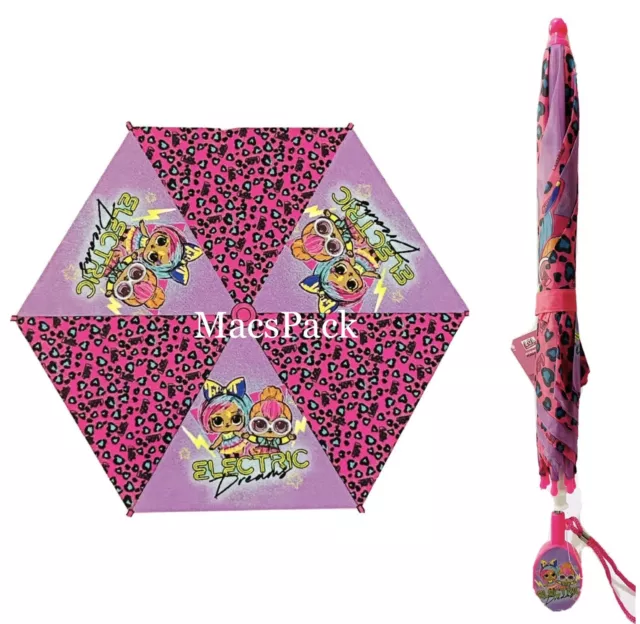 LOL Surprise Dolls Kids Toddler Rain Umbrella Clamshell Handle RARE HTF Design