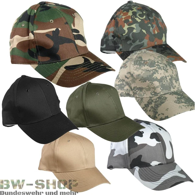 KUYOU Vintage Baseball Cap - Army Style Mütze Mit Verstellbarem Riemen