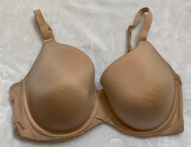 Womens Auden Nude Underwire Nursing Bra Padded Lined T-shirt Style 38DD 38 DD