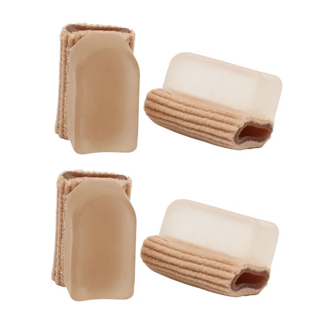 4pcs/pack Toe Separator Straightener For Overlapping Sleeve Tube Cushion Correct