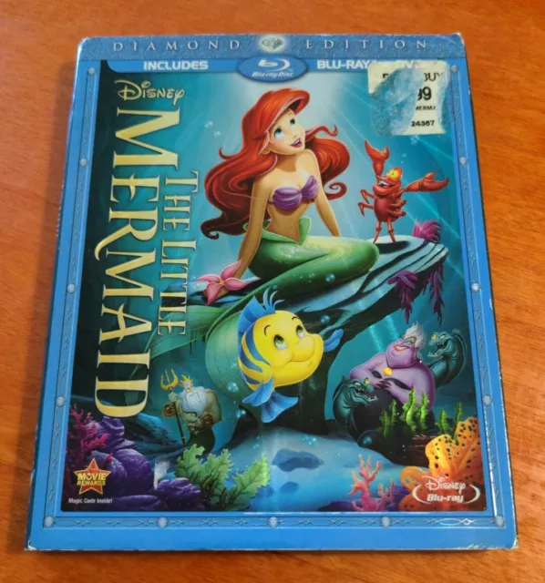 THE LITTLE MERMAID Diamond Edition Bluray Walt Disney Region Free DTS