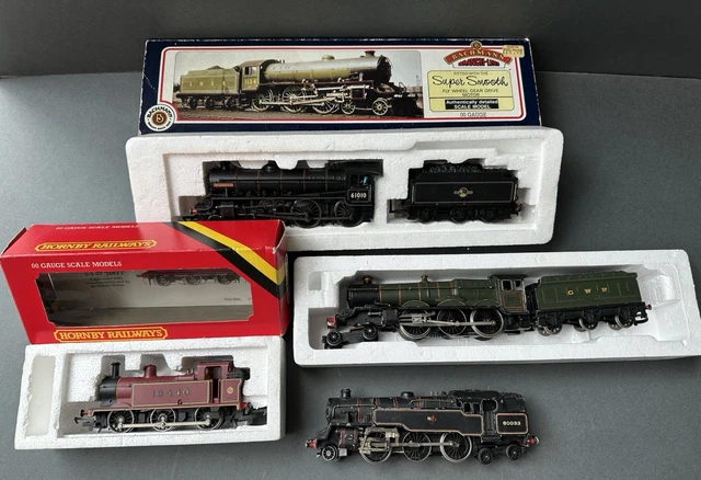 4 TRAIN HO/OO gauge locos Bachmann, Hornby, Dublo Wildebeeste, 80033 ...