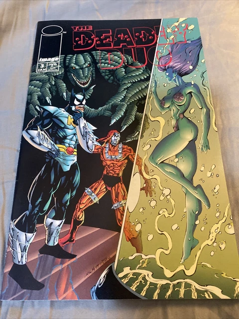 The Deadly Duo #1-4 1995 Image Comics Lot of 5 Comics Spawn Savage Dragon Gen13