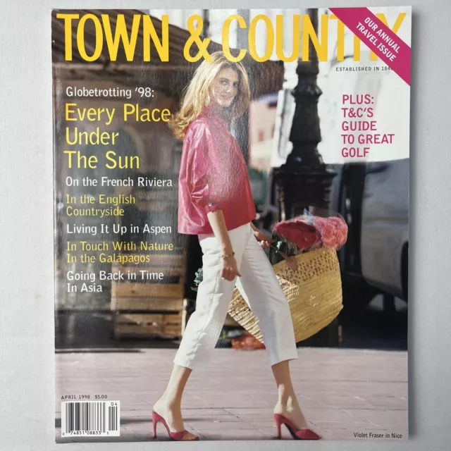 Town & Country Magazine April 1998/ Annual Travel Issue
