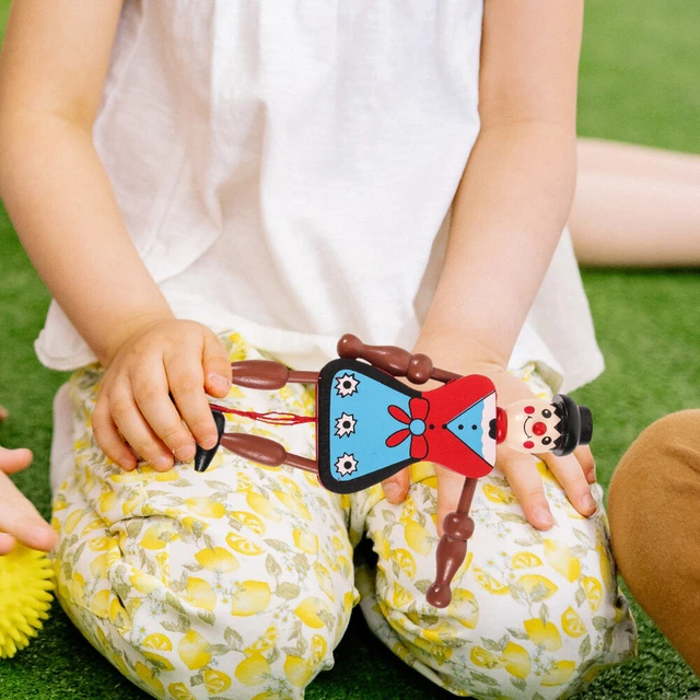 Draw String Toy SET OF 3 Draw String Puppet with Strings Doll Adorable Design £30.58 ...