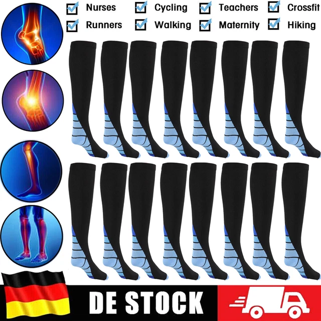 Sport Kompressionsstrümpfe Stützstrümpfe Reisestrümpfe Trombosestruempfe Bein DE