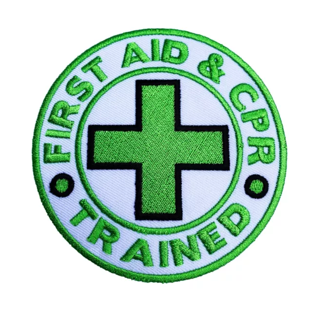 First aid CPR AED Trained Patch