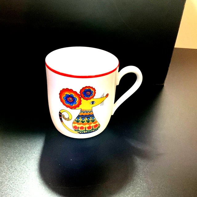 Vintage Bareuther Waldsassen Bavaria Germany Porcelain Mug cup MCM Frank Ham