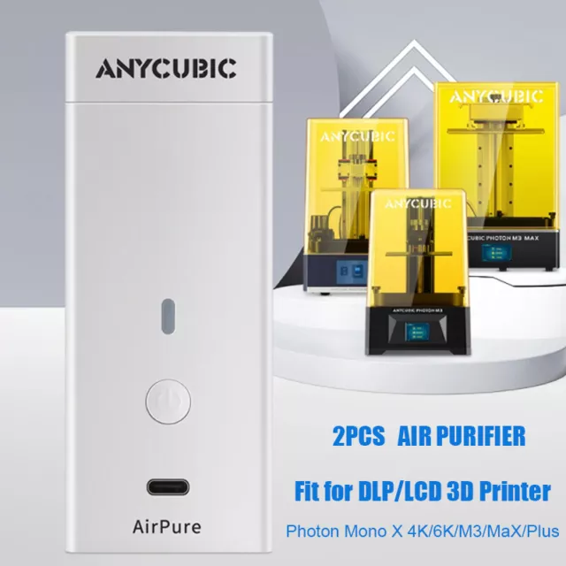 ANYCUBIC 2 Mini Air Purifiers Activated Carbon for LCD/DLP/SLA Resin 3D Printer