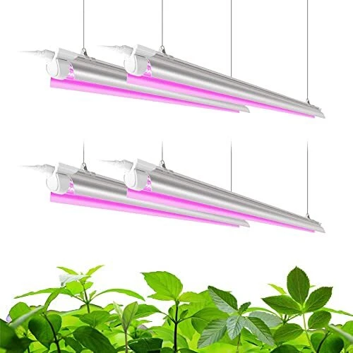LED Grow Light 4FT, 168W(4 x 42W, 1000W Equivalent), Full Spectrum, 4FT/4-PACK
