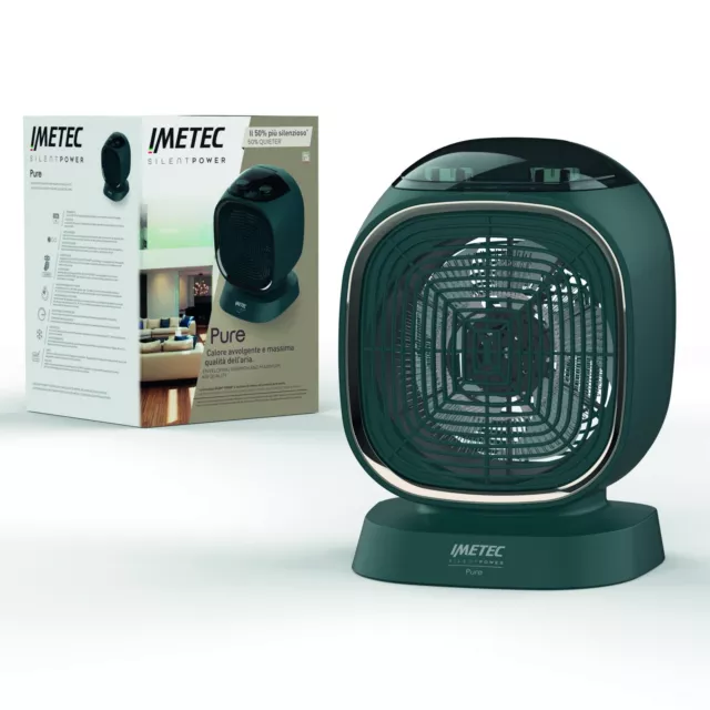 Imetec Silent Power Intérieure Bleu 2200 W Chauffage de ventilateur électrique