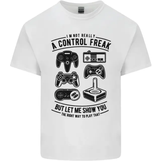 Control Freak Funny Gaming Gamer Kids T-Shirt Childrens