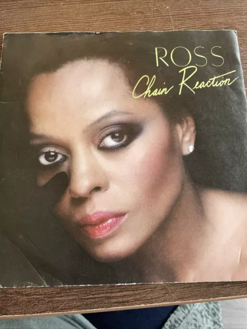7" Vinyl Single - Diana Ross - Chain Reaction 1986 (VG+)