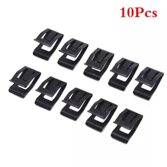 10X Pince Rivet Voiture Clips Console Tableau de Bord Métal Attache Durable