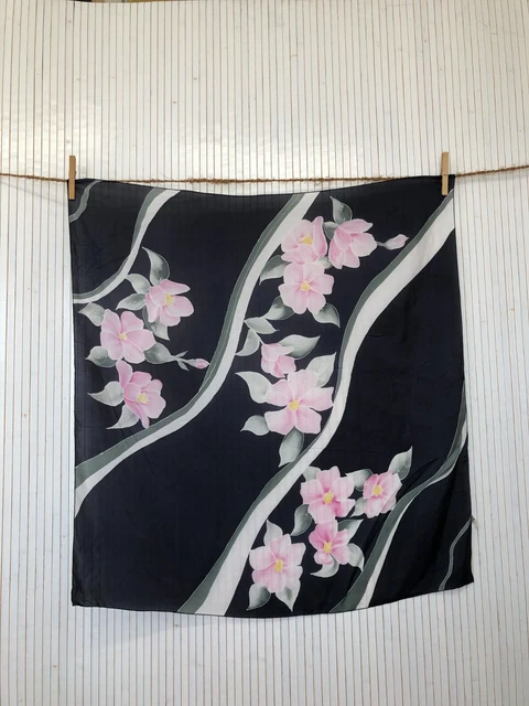 Foulard Carré Imprimé Vintage 35 43 En Imitation Soie - Temu France