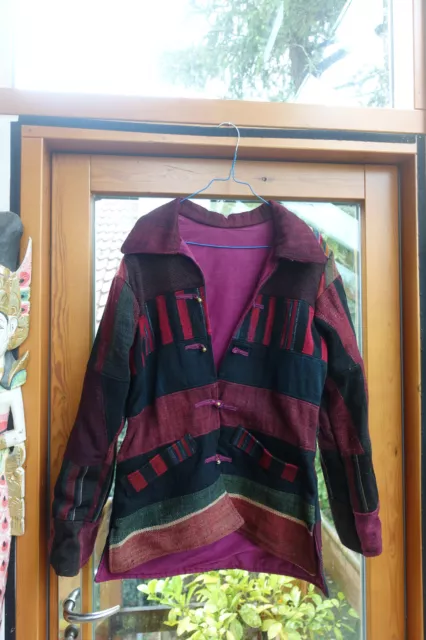 Orgin. Jacke aus Ladakh (Ind.Tibet) schwere Yakwolle,ca 35 Jahre alt, einmalig