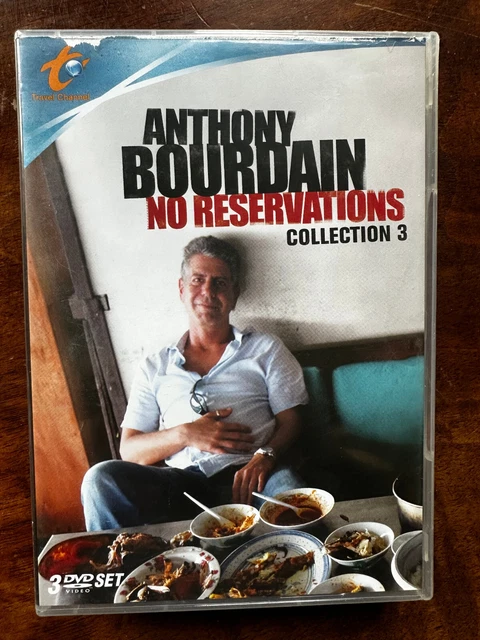 Anthony Bourdain No Reservations Collection 3 DVD Travel Cookery Series Region 1