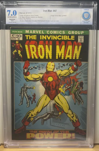 Iron Man 47 CBCS not CGC Classic Cover Comic