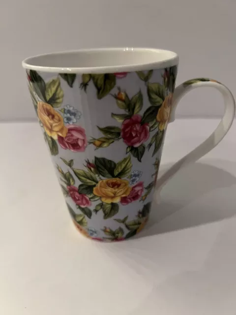 Mug Tea Coffee Hudson Middleton Fine Bone China CHINTZ England Floral Blue Pink