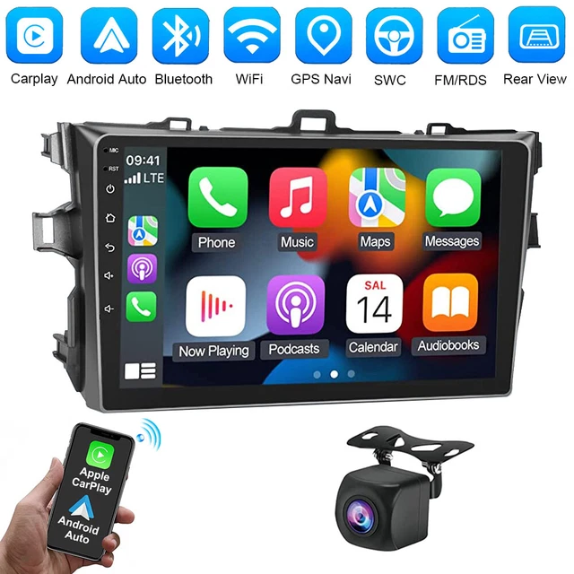 ANDROID 13 CAR Stereo Radio GPS with Apple Carplay For TOYOTA COROLLA 2009-2013