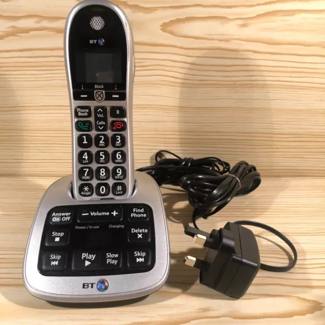 BT 4600 Big Button Advanced Call Blocker Cordless Phone With Answer Machine +Box