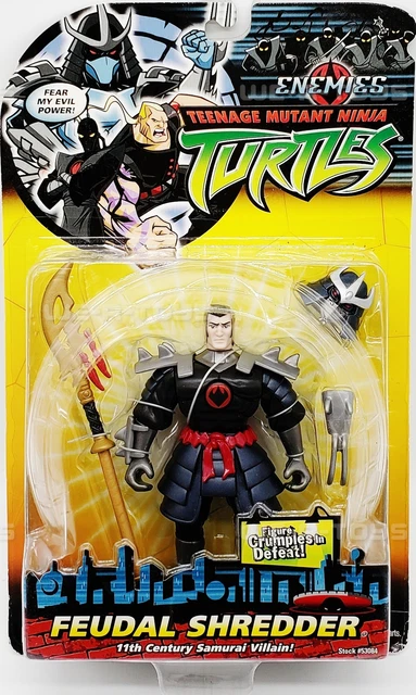 Teenage Mutant Ninja Turtles Enemies Feudal Shredder Playmates 2005 #53084 NEW