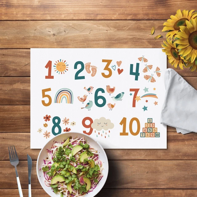 Numbers Educational Mat