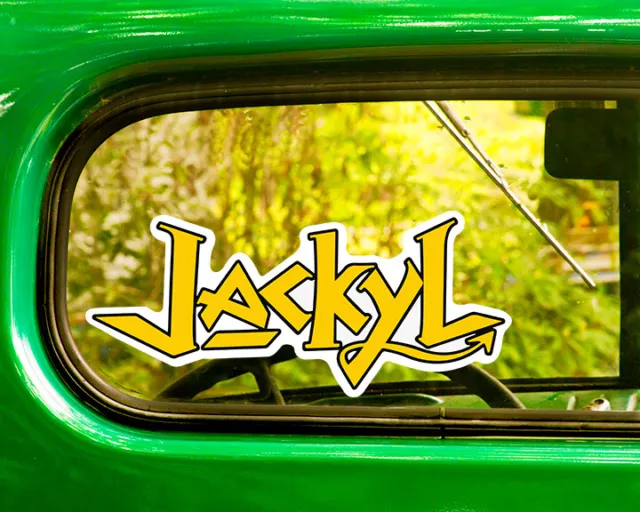 2 JACKYL DECAL Bogo Band Stickers For Car Truck Window Bumper Laptop 4x4