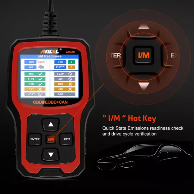 Automotive OBD2 Scanner Tool Car OBDII Diagnostic Engine Code Reader Scan Tools