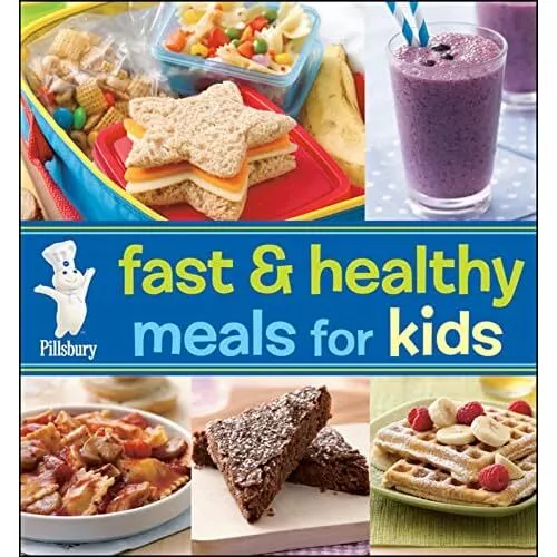 Pillsbury schnelle und gesunde Mahlzeiten für Kinder - Hardcover-Spirale NEU Pillsbury Edito