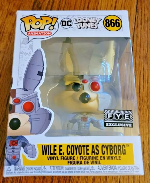 Funko Pop! DC/Looney Tunes Wile E. Coyote as Cyborg #866  FYE Exclusive