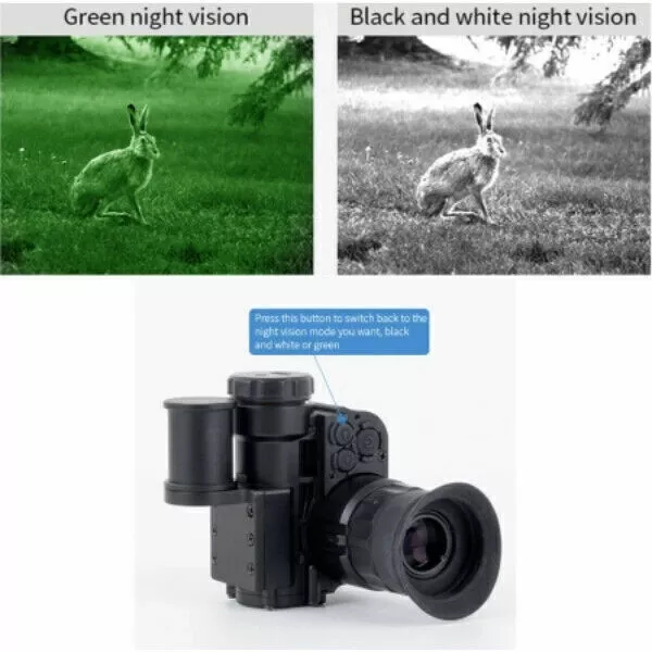 NVG10 Night Vision Goggles Monocular 6x Zoom IP66 For Helmet Hunting Observation 3