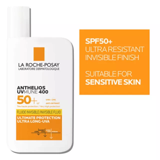 La Roche- Posay Anthelios SPF50+ Ultra Protection Invisible Skin FluidCream 50ML 3