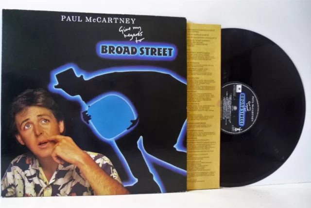 PAUL MCCARTNEY give my regards to broad street LP VG+/EX-, PCTC 2, vinyl, album