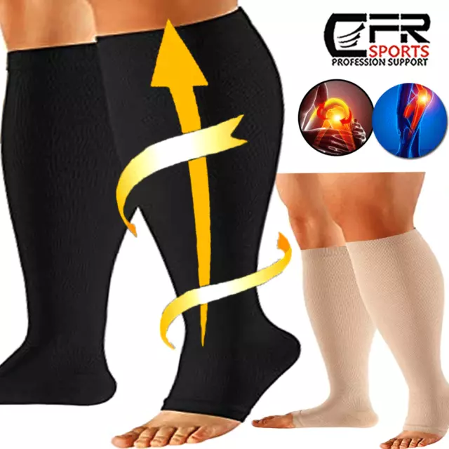 Plus Size Compression Socks 20-30 mmHg for Men Women XL-7XL Medical 20-30 mmHG