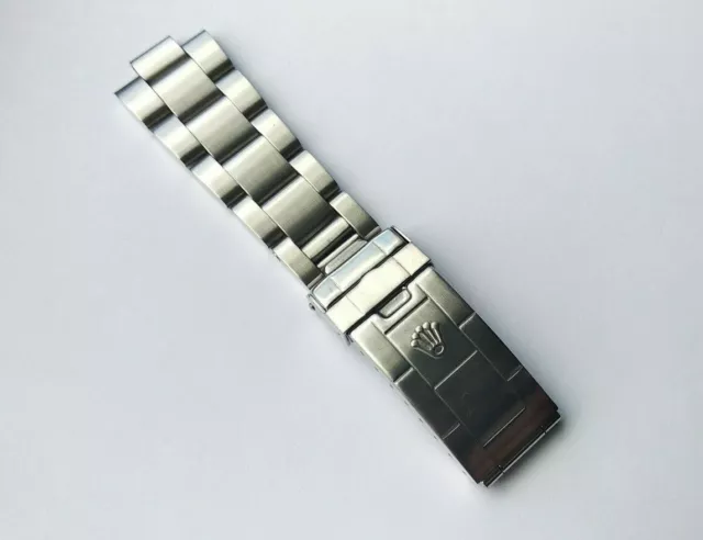 ROLEX BRACCIALE ACCIAIO INOX 20mm 62523H 18 D12 MADE IN SWISS EUR
