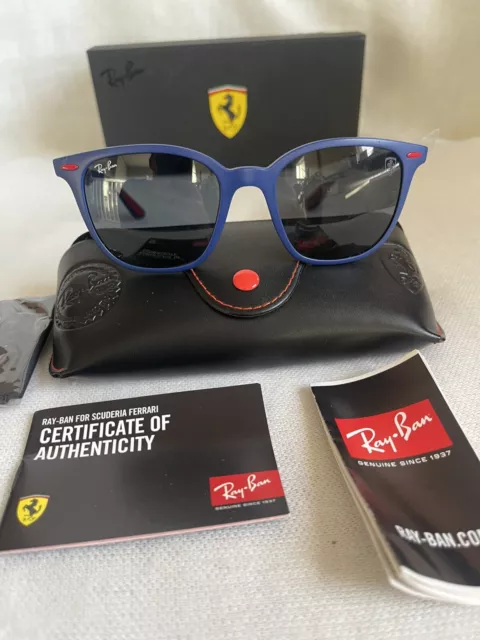 RAYBAN RB4297M SCUDERIA Ferrari Collection Sunglasses Blue F604 87 104.11 PicClick UK