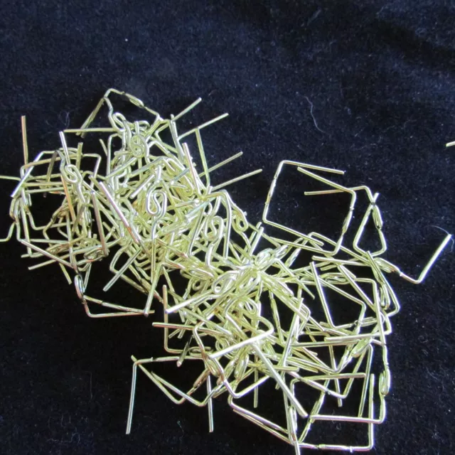 300 TWIST CONNECTOR PINS 33 mm BRASS CHANDELIER PARTS LAMP CRYSTAL PRISM BEAD