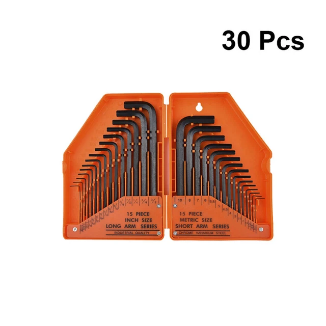 30 pz chiave a vite a forma di L presa per chiavi set chiavi