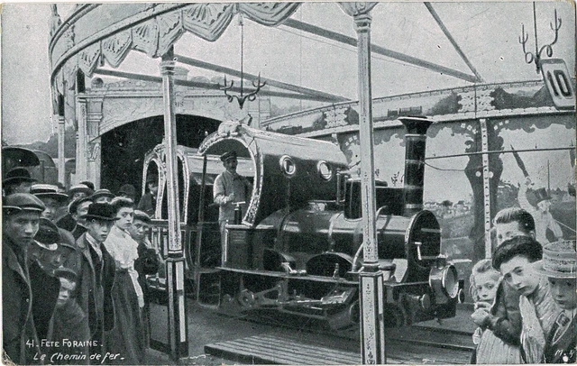 CPA - Paris - Fête Foraine - Le Chemin de Fer
